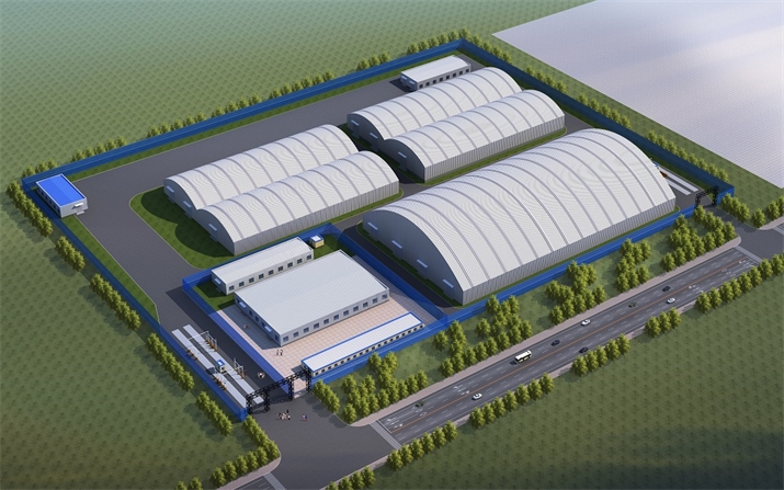 額濟(jì)納旗佰順達(dá)商貿(mào)有限責(zé)任公司120萬(wàn)噸年多級(jí)風(fēng)選排矸及環(huán)保型全封閉倉(cāng)儲(chǔ)項(xiàng)目-煤炭流轉(zhuǎn)車(chē)間